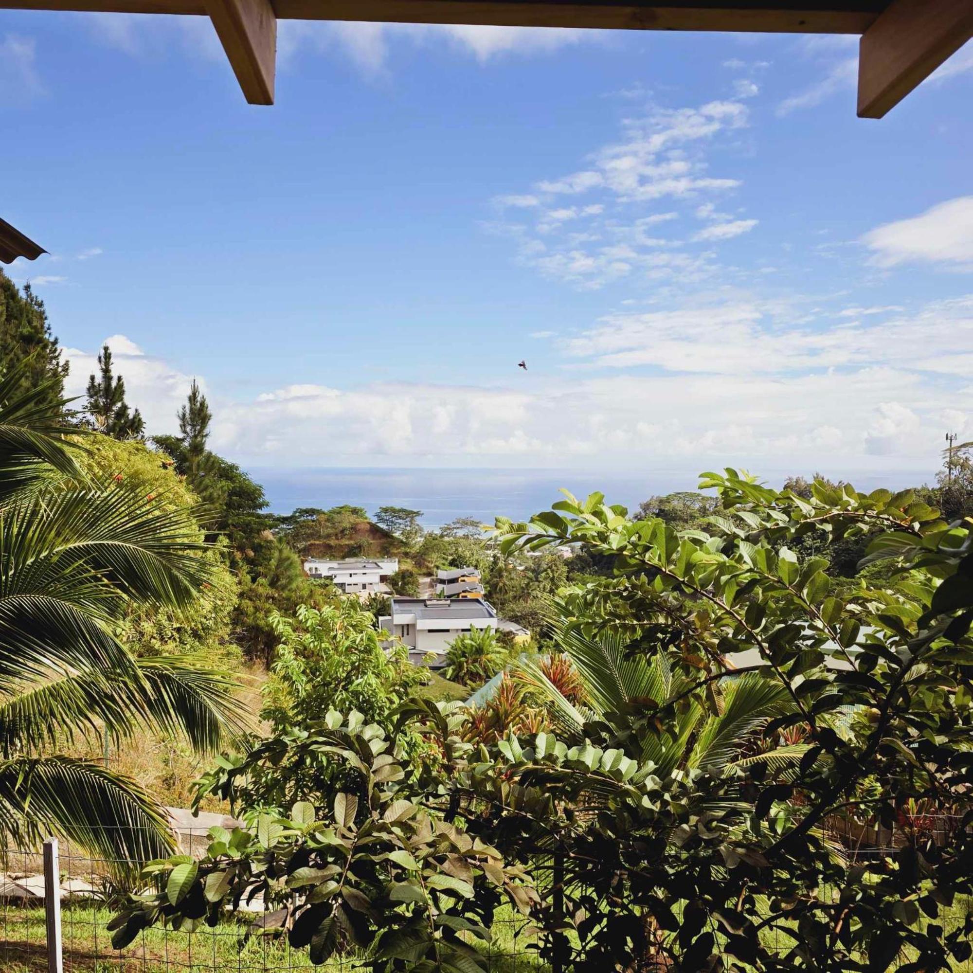 Fare Toahana, Accommodation With A Ocean View Faaa Eksteriør billede
